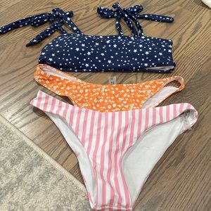 mix of shein bathing suits